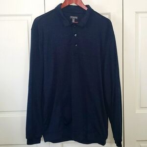 Blue Van Heusen Flex Polo